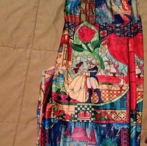 Beauty and the Beast leggings OS/L